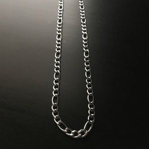 Silver 6mm Figaro Chain
